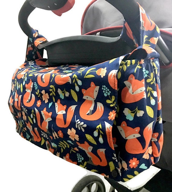 gray fox diaper bag