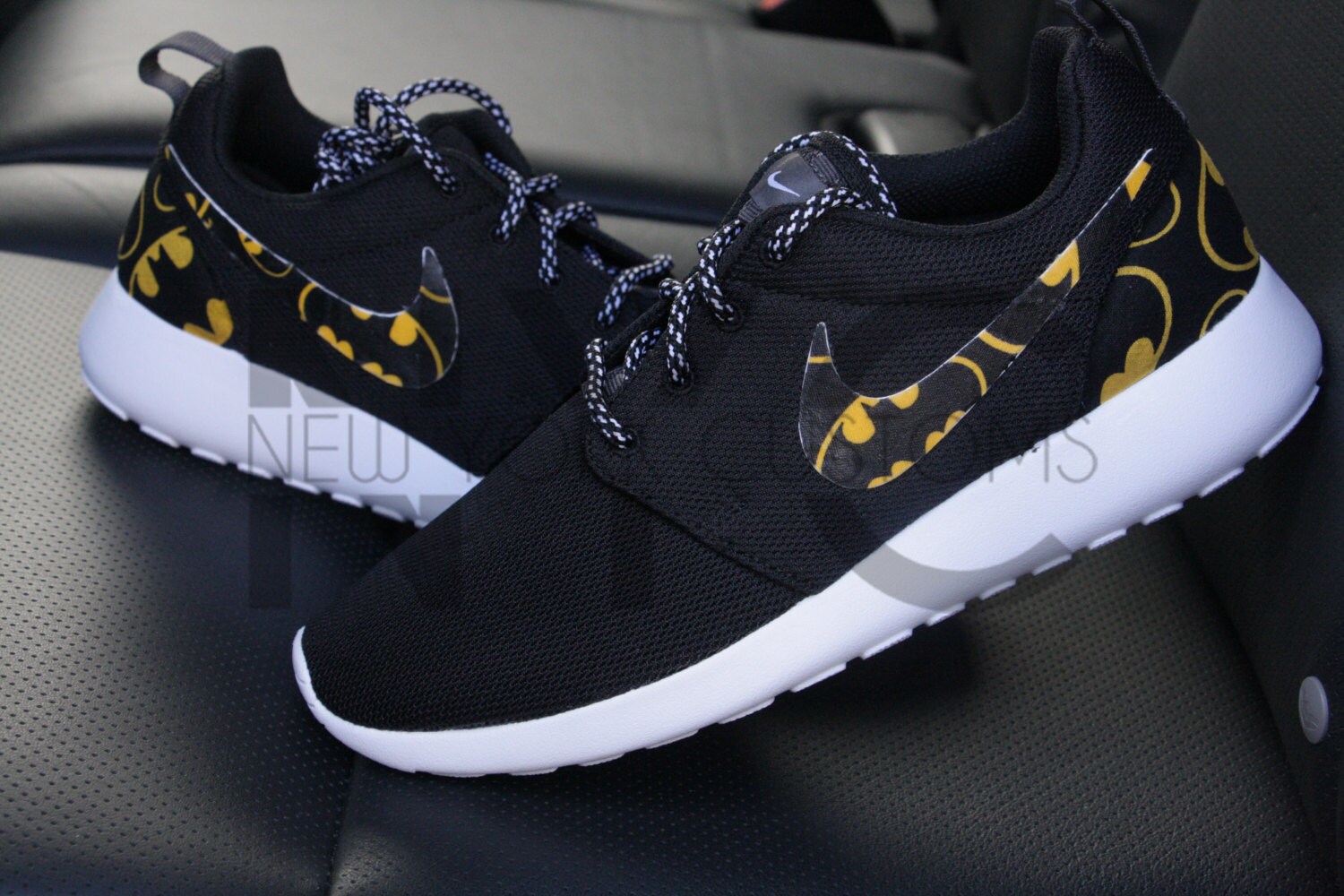 Batman Logo Nike Roshe Run Black Custom