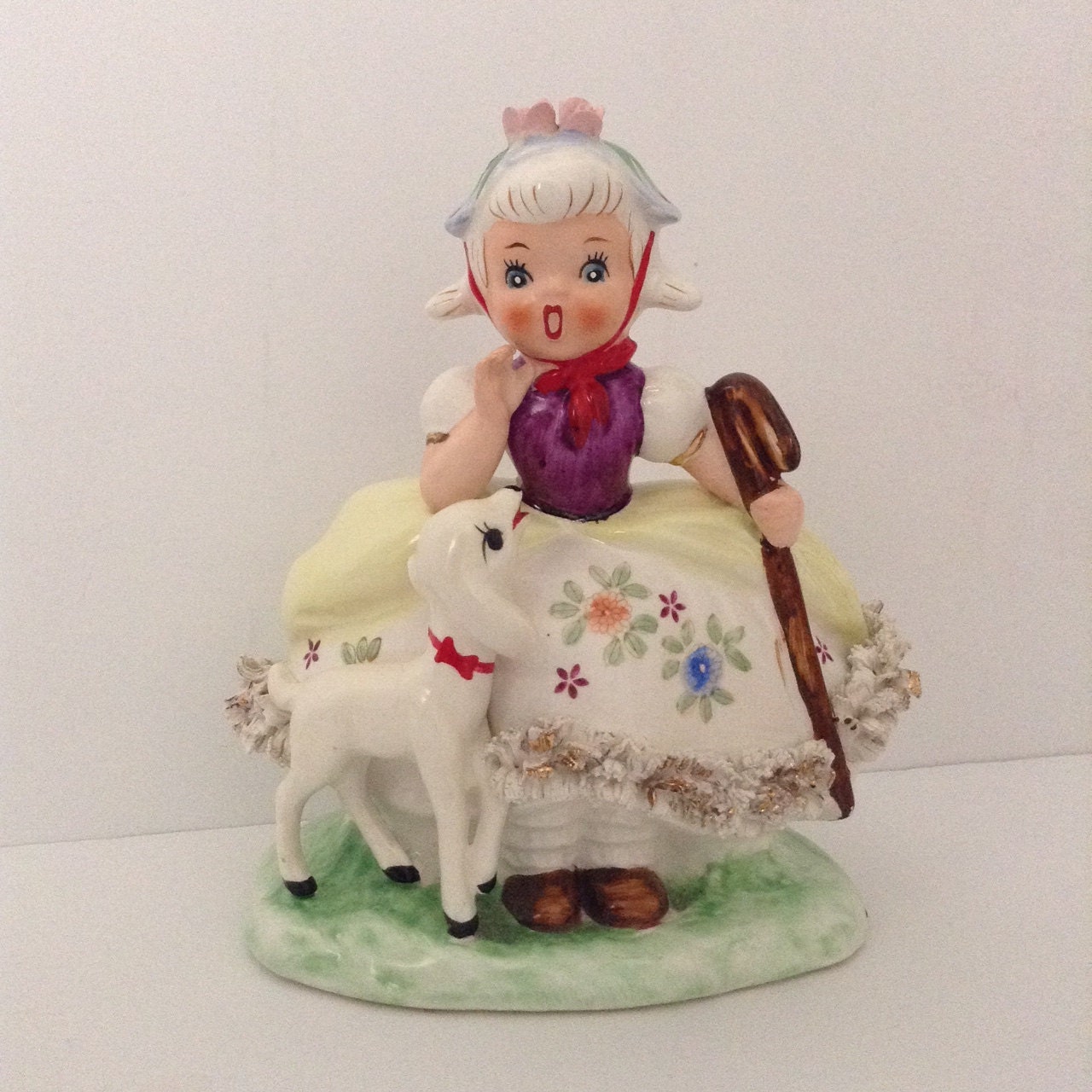 vintage little bo peep figurine