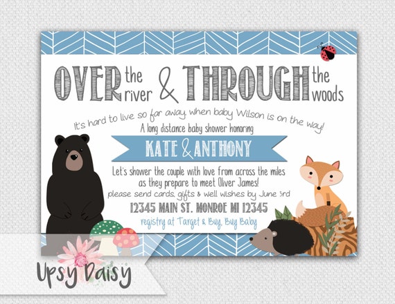 Long Distance Baby Shower Invitations 3