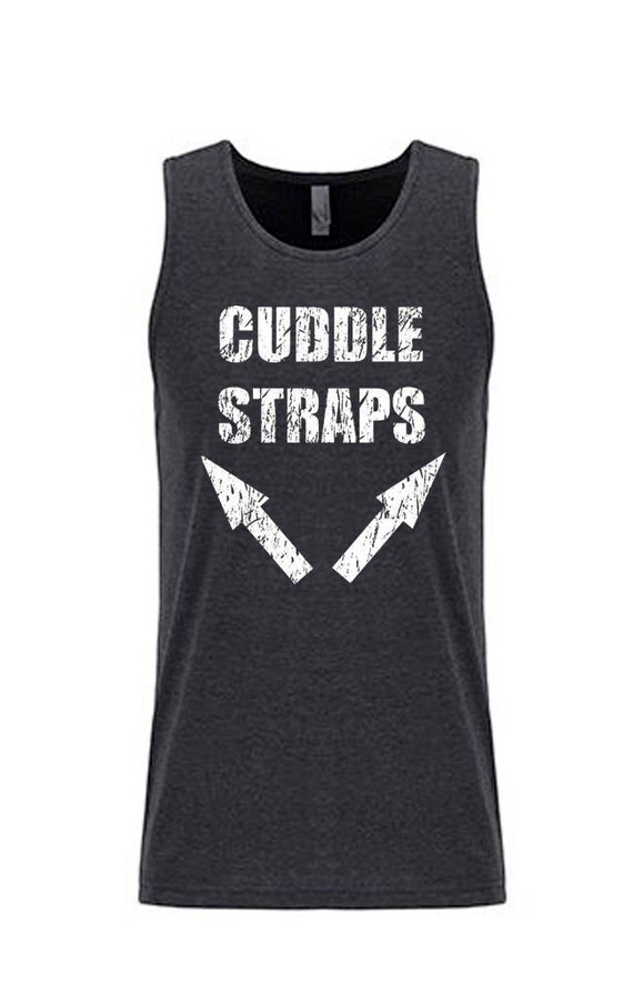 Cuddle Straps Tank cuddle straps funny workout shirt mens