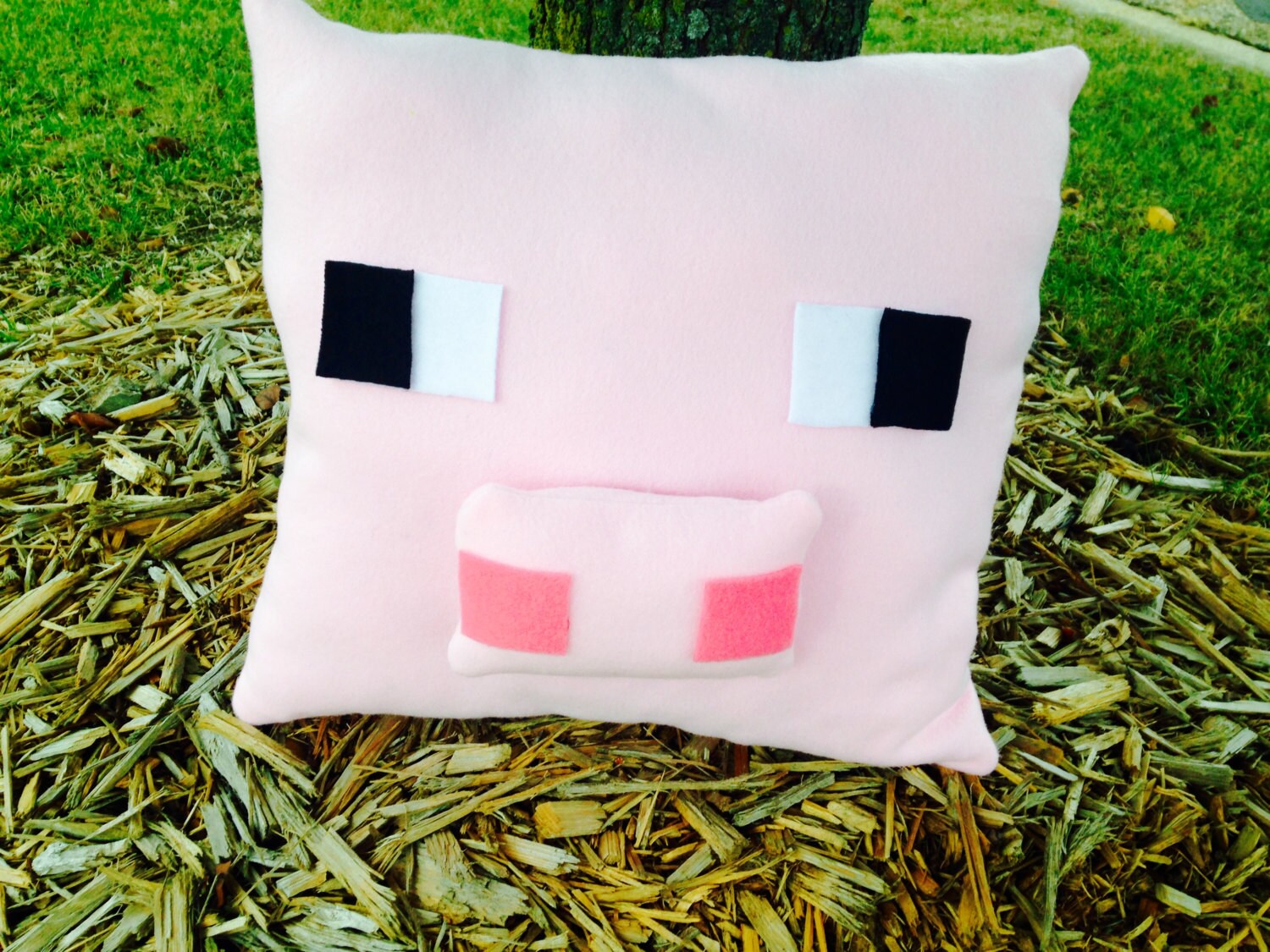 minecraft cow pillow