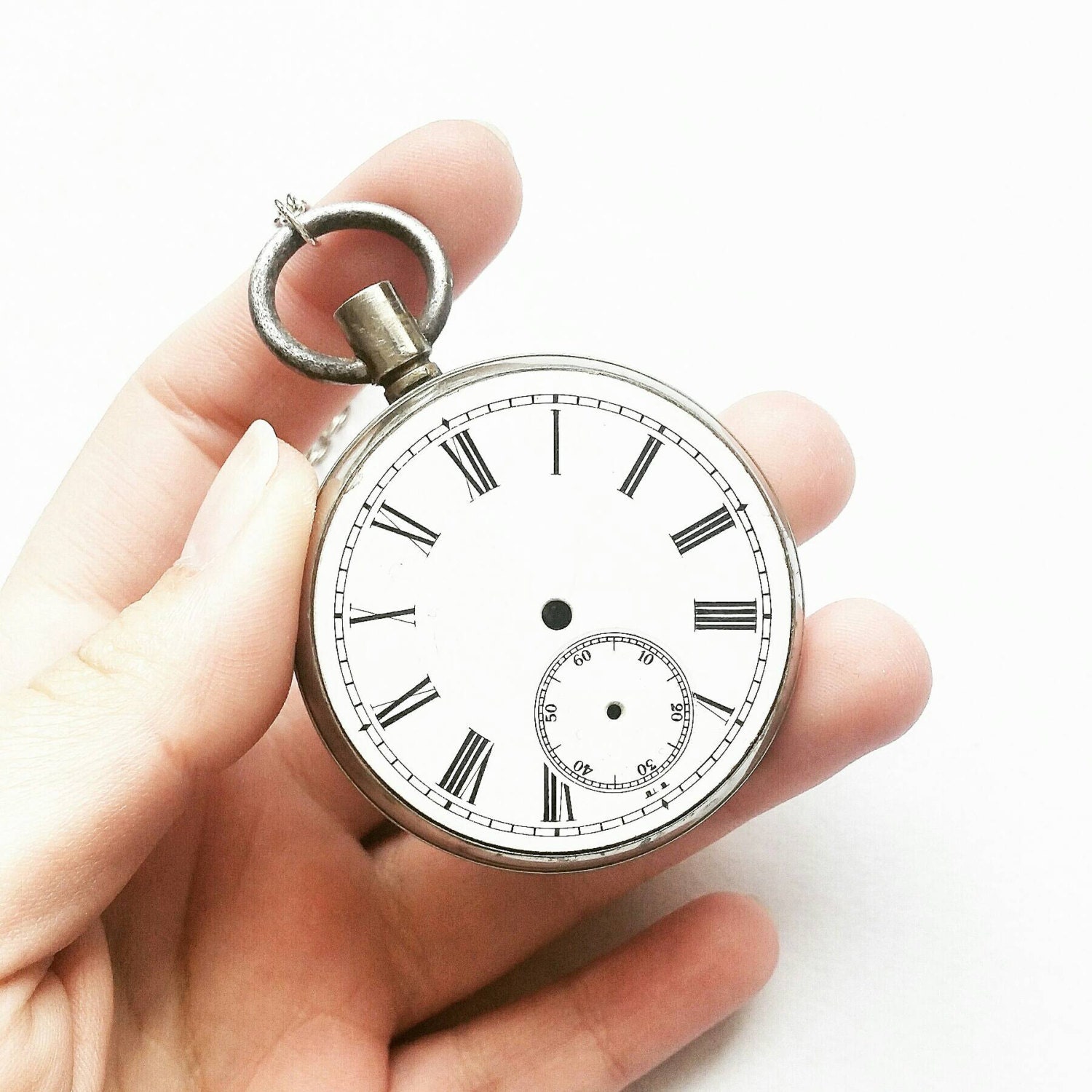 Pocket Watch Necklace. Pocket Watch Case. by CogsandCuriositiesUK