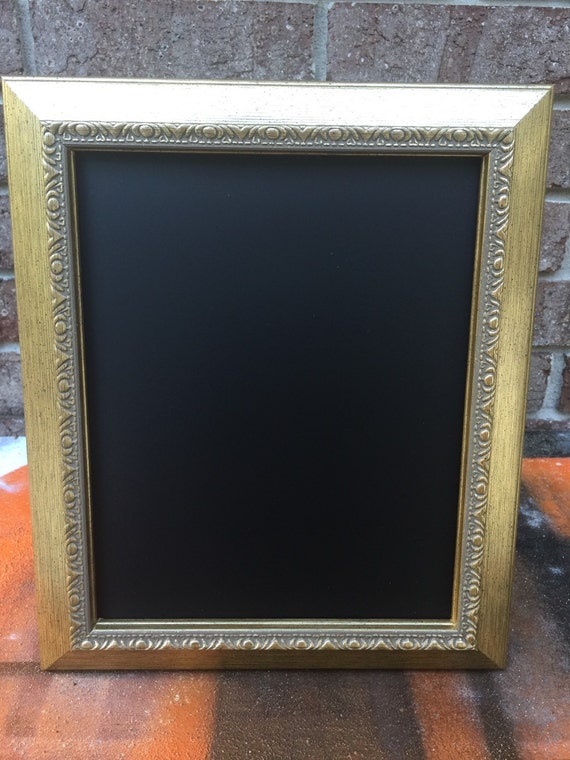 Framed Gold Chalkboard Gold Wedding Chalkboard by TwistTradish