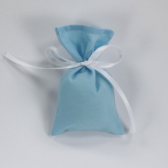 Items similar to Blue fabric sachet, EMPTY cotton bag, potpourri sachet