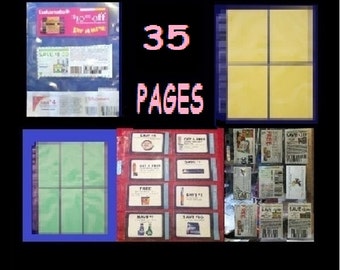 Etsy coupon organizer binder