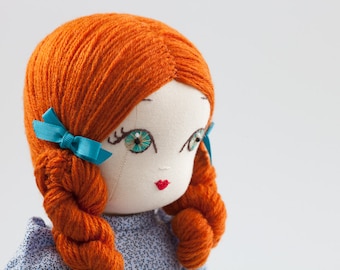 Victoria - Handmade Cloth Doll