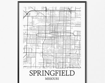 Pdf map Springfield Missouri