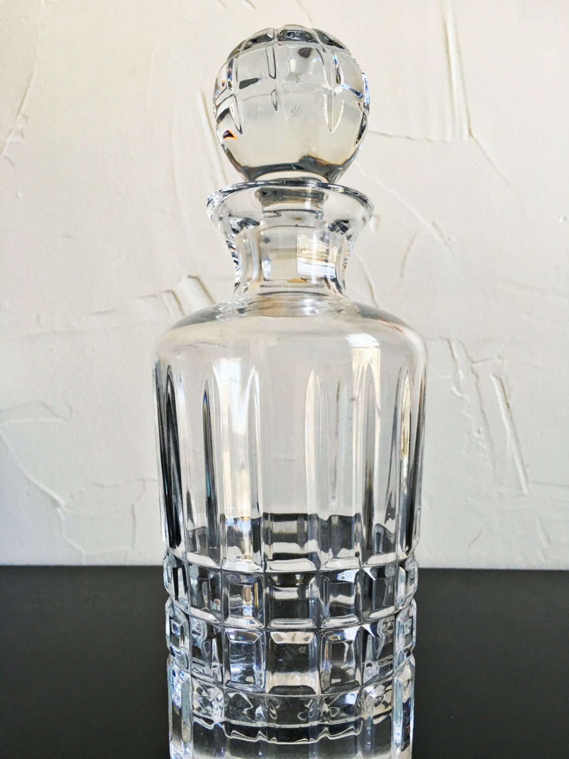 Vintage Cut Glass Decanter Liquor Decanter Glass Liquor