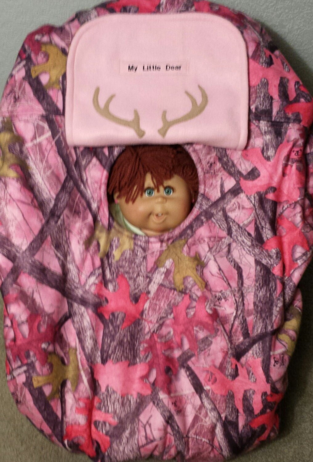 Car Seat Carrier Sassy Girl Pink Camo Baby True Timber Cozy