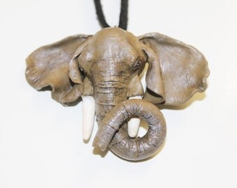 Handmade elephant pendant