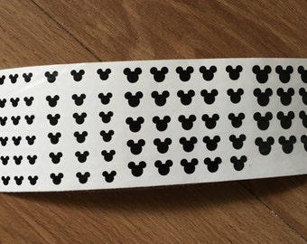 Mickey Mouse nail decal/Disney nail decals/Vinyl nail decal/Disney vacation