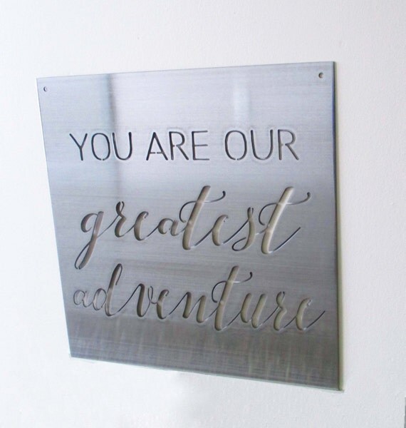 Custom Metal Sign Your Own Quote or Words by ReflectiveEdgeDesign