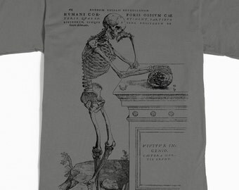 Men's Shirt - Skeleton T-shirt - Skull Tshirt - graphic tee