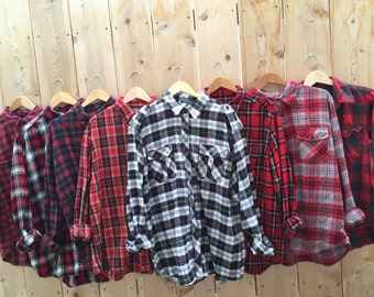 red and white flannels