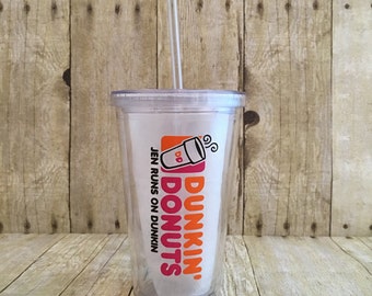 Dunkin Donuts Cup, Personalized DD Cup, Dunkin Donuts Gift, Personalized Dunkin Mug, Custom Dunkin Donuts Cup, Birthday Gift, Parents Gift
