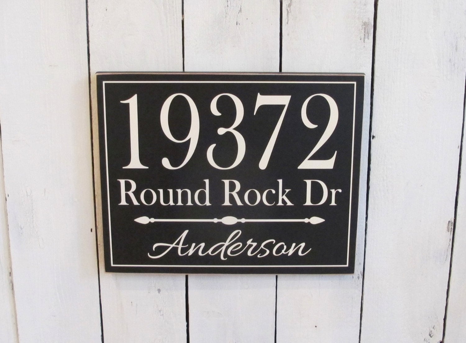 Personalized Address Plaque Custom Address by CottageHouseSigns