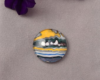 Harley Davidson Fordite Cabochon #599C