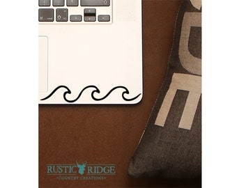 Wave Decal - Wave Sticker - Ocean Decal - Ocean Sticker - Vinyl Decal - Laptop Decal - Macbook Decal - Girly Decal Laptop Sticker Car Decal