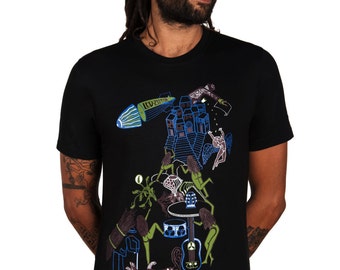 Led Zeppelin Band T-shirt- Music T shirt- Led Zeppelin Art- Rock n Roll shirt- led zeppelin shirt- Robert Plant- Zoso T shirt-Graphic tee