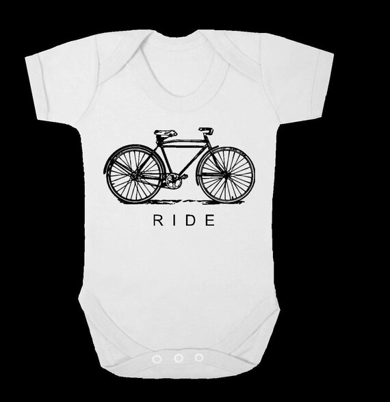 Bicycle Onesie Bicycle Baby Clothes Bicycle by BrooklynBabyTees