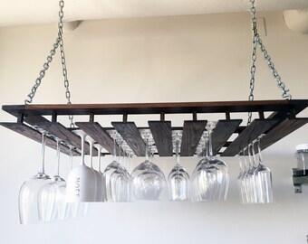 Wine Glass Rack Fine Furniture Custom Hanging Wine Glass Stemware Rack