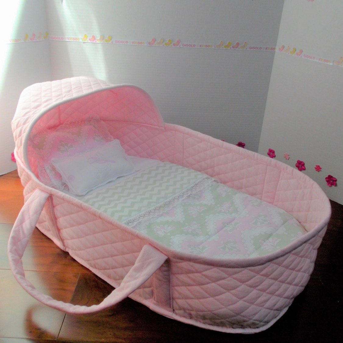 reborn doll moses basket