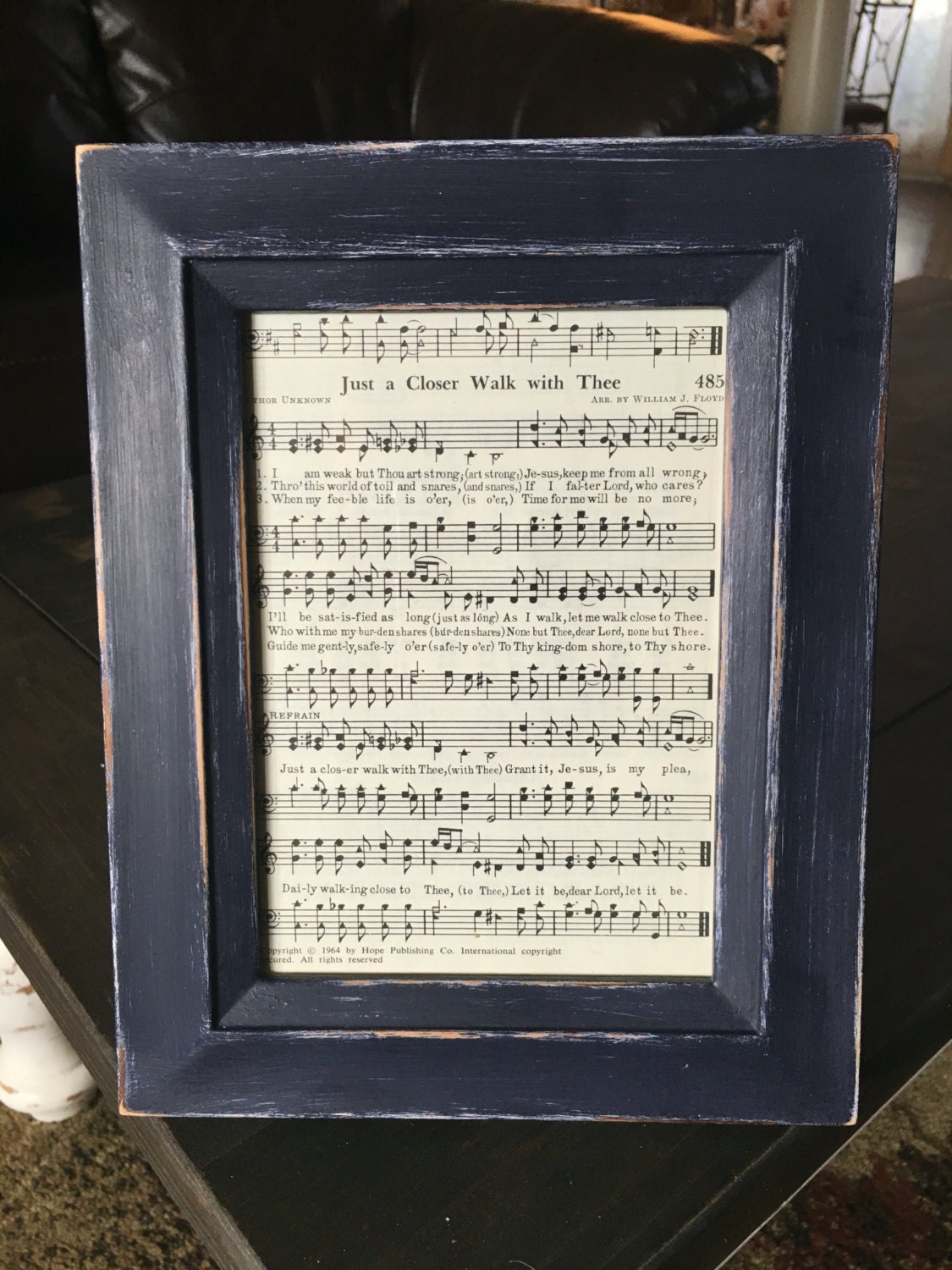 Hymnal Frame Framed Hymn Hymnal Craft Vintage Hymn