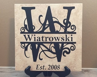 Wedding Gifts Personalized, Established Sign, Gifts for Couple, Wedding Gift, Gift for Bride, Wedding Shower Gift, Wedding, Last Name Sign