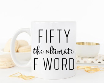 Funny 50th Birthday, 50th Birthday Gift for Women, 50th Birthday Ideas, 1966 Birthday, 50 years old, turning 50, 50th birthday party, mug