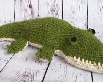 vintage stuffed alligator