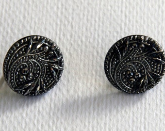Vintage Screw Back Marquisite Earrings