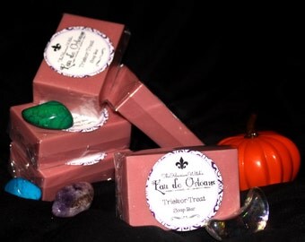 Apple Cider & Candy - Trick-or-Treat Soap Bar (Eau de Orleans) - Handmade Soap - Women's Gift - Feminine - Natural