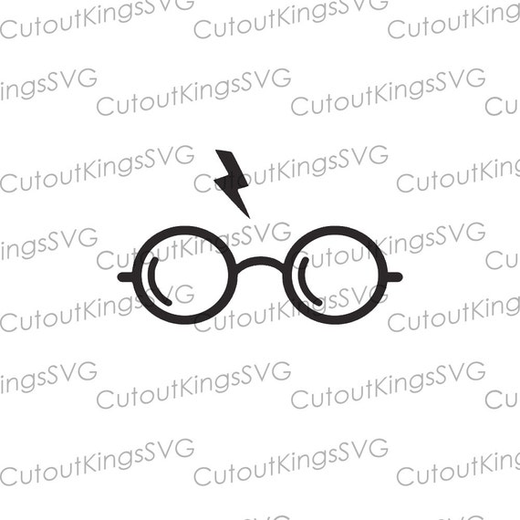 Download Harry Potter Glasses SVG & EPS Files For Cutting by ...
