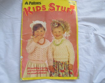 Patons Kids Stuff / 20 knitting patterns for children / Children's knitting patterns