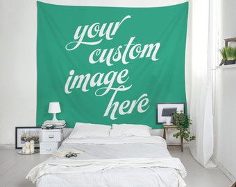 Custom Tapestry, Custom Wall Decor, Wall Tapestries, Home Gifts, Your Picture, Printable Art