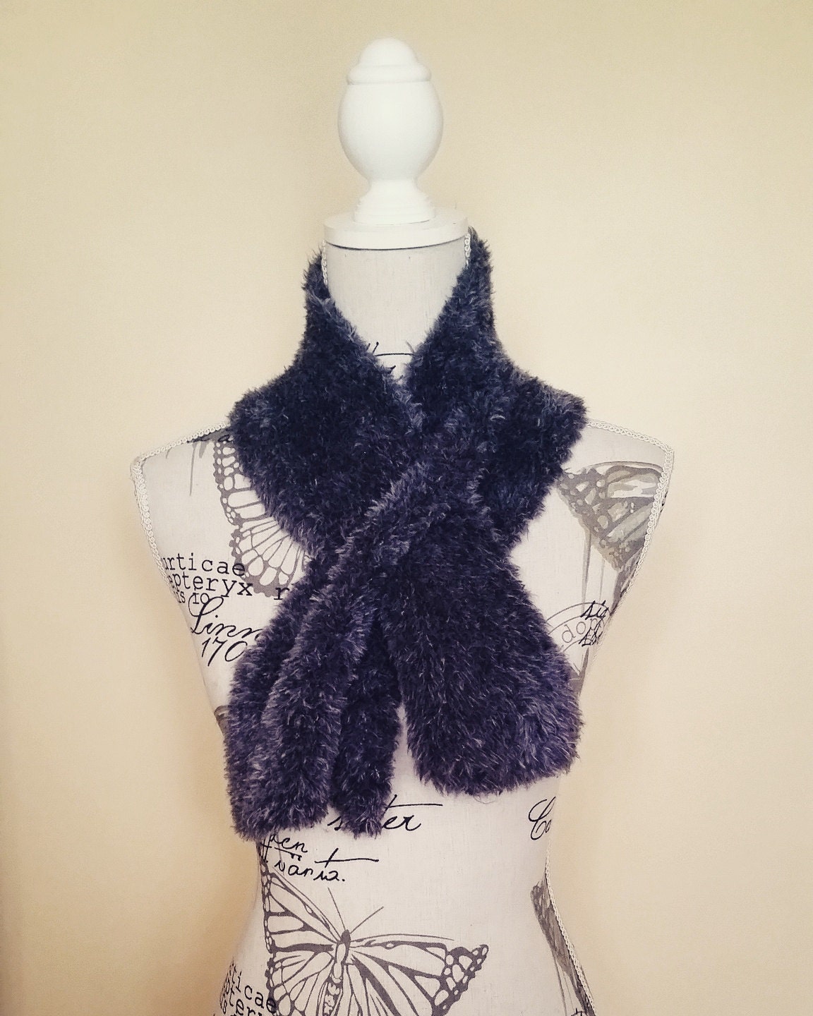 Fluffy Fashion Scarf Handmade