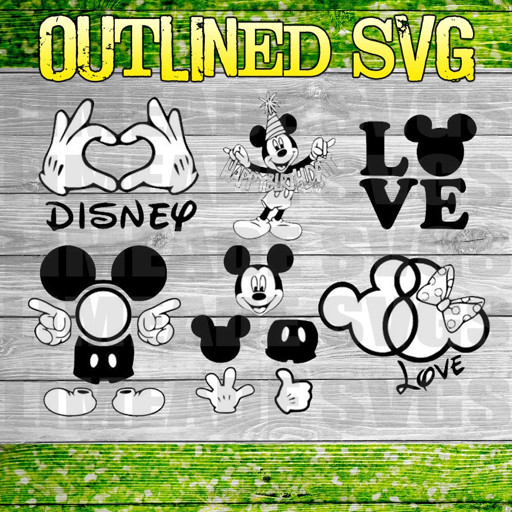 Download Mickey Mouse SVG Studio Cut File Bundle for by LimeadeSVGs on Etsy