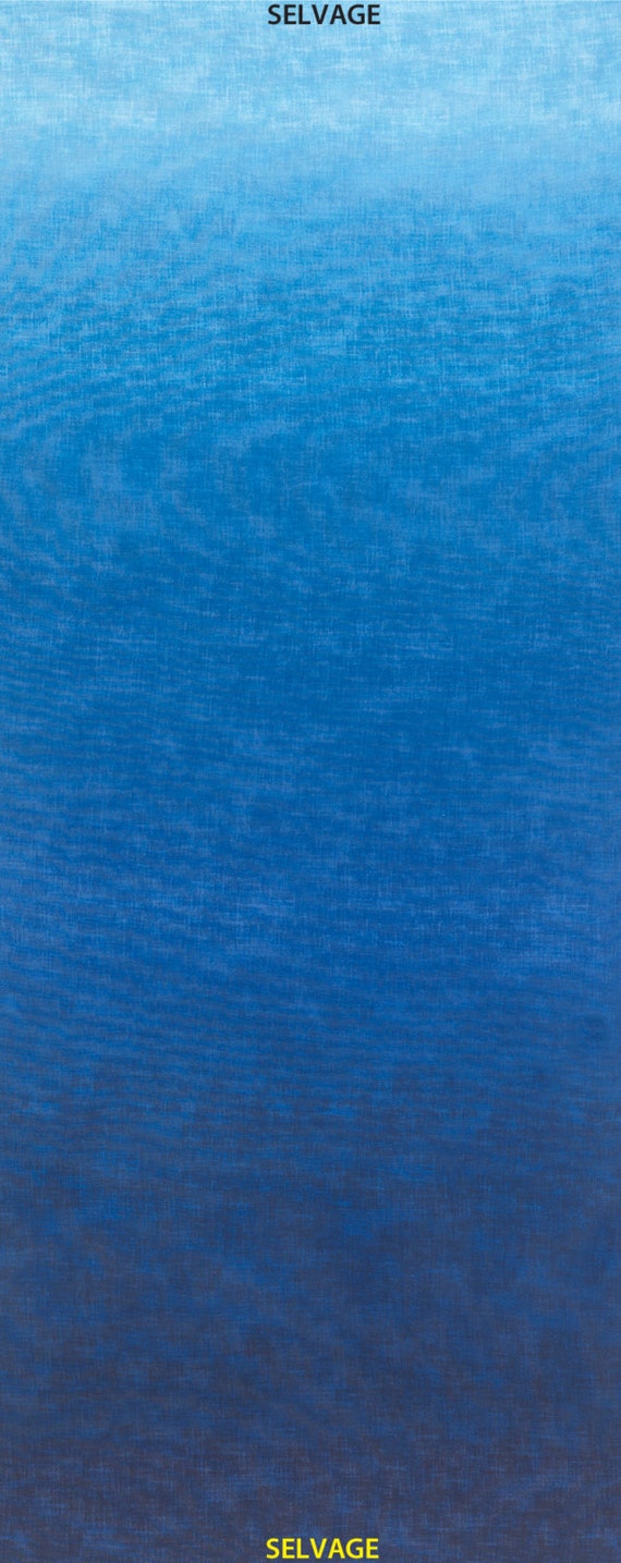 Ombre Blue Timeless Treasures Fabric 1 Yard