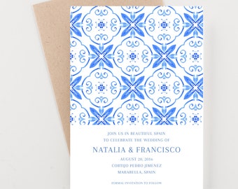 Etsy spanish wedding invitations