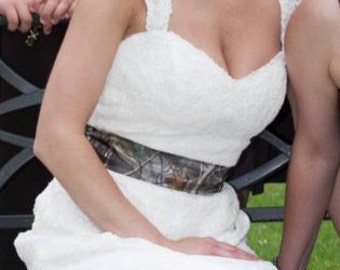 Wedding Gown- accessory sash- Custom Fabrics