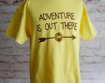 adventure is out there, adventure is out there shirt, wilderness explorer shirt, adventure, disney shirt, Up movie, carl and ellie