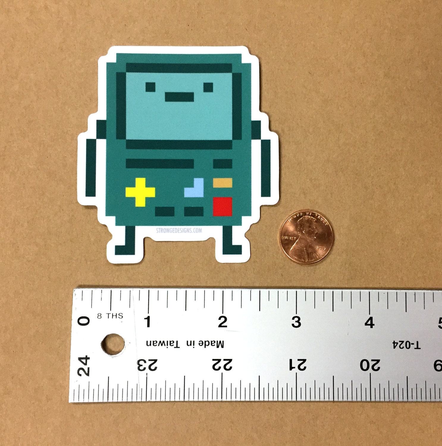 Pixel BMO Adventure Time Sticker | Etsy