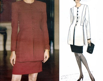 Vogue American Designer 1287 Sewing Pattern by Scaasi Misses' Top and Skirt - Uncut - Size 12, 14, 16 - Bust 34, 36, 38