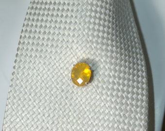Huge Brazilian Fire Opal Tie Tack