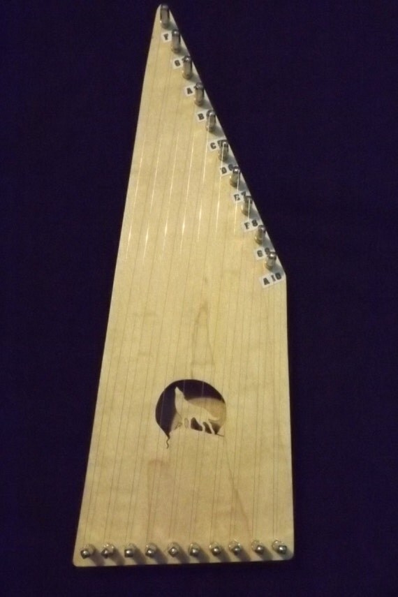 Psaltery Small Bowed Psaltery Zither Wolf