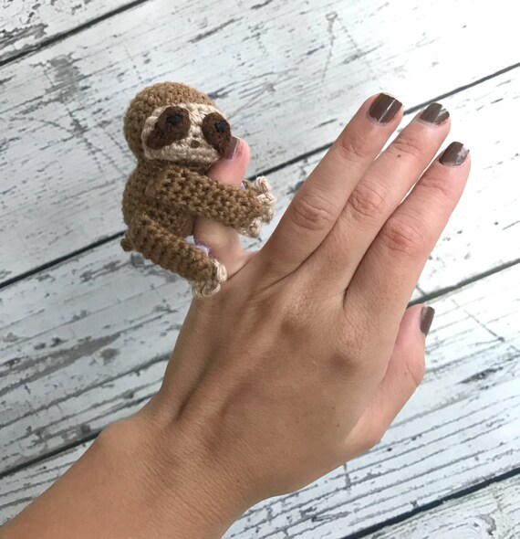 Mini Sloth Crochet Sloth Stuffed Animal Sloth Amigurumi