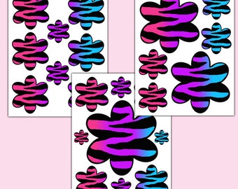 Zebra turquesa | Etsy