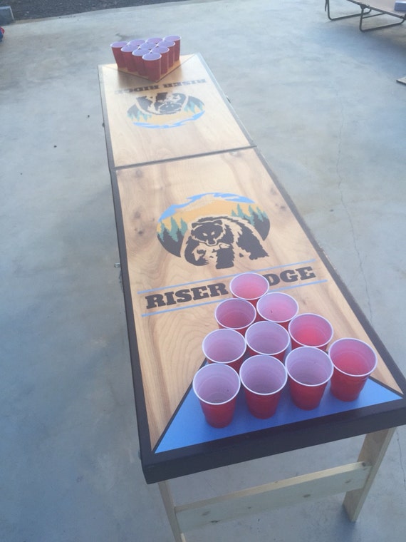 Custom Painted Beer Pong Table