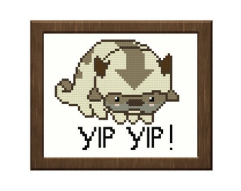 Avatar The Last Airbender Appa Cross-Stitch Pattern